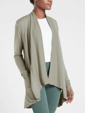 Athleta Pranayama Sage Cardigan